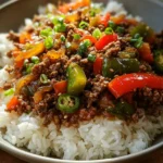 Beef and Pepper Rice Bowl 21 Beef and Pepper Rice Bowl
