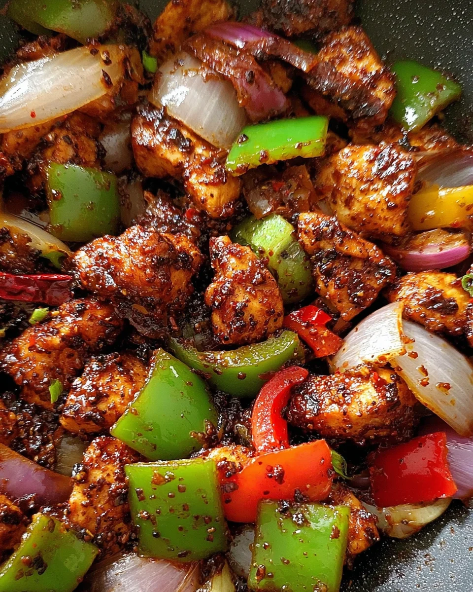 Black Pepper Chicken 18 Black