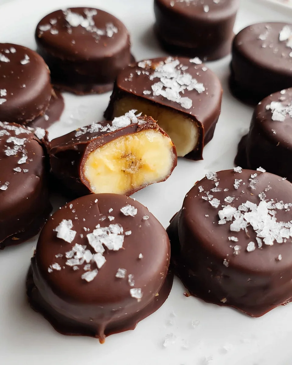 Chocolate Peanut Butter Banana Bites