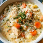 Creamy Chicken and Rice Soup 24 Creamy Chicken and Rice Soup
