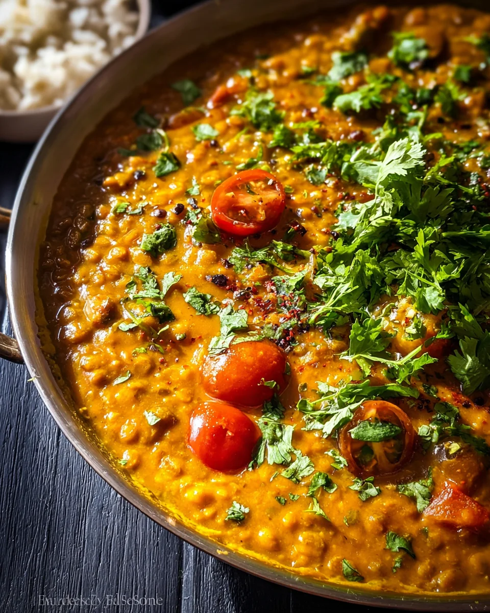Creamy Coconut Lentil Curry Recipe