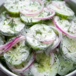 Creamy Cucumber Salad 19 Creamy Cucumber Salad