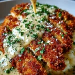 Crispy Parmesan Chicken with a Rich Garlic Sauce 20 Crispy Parmesan Chicken with a Rich Garlic Sauce