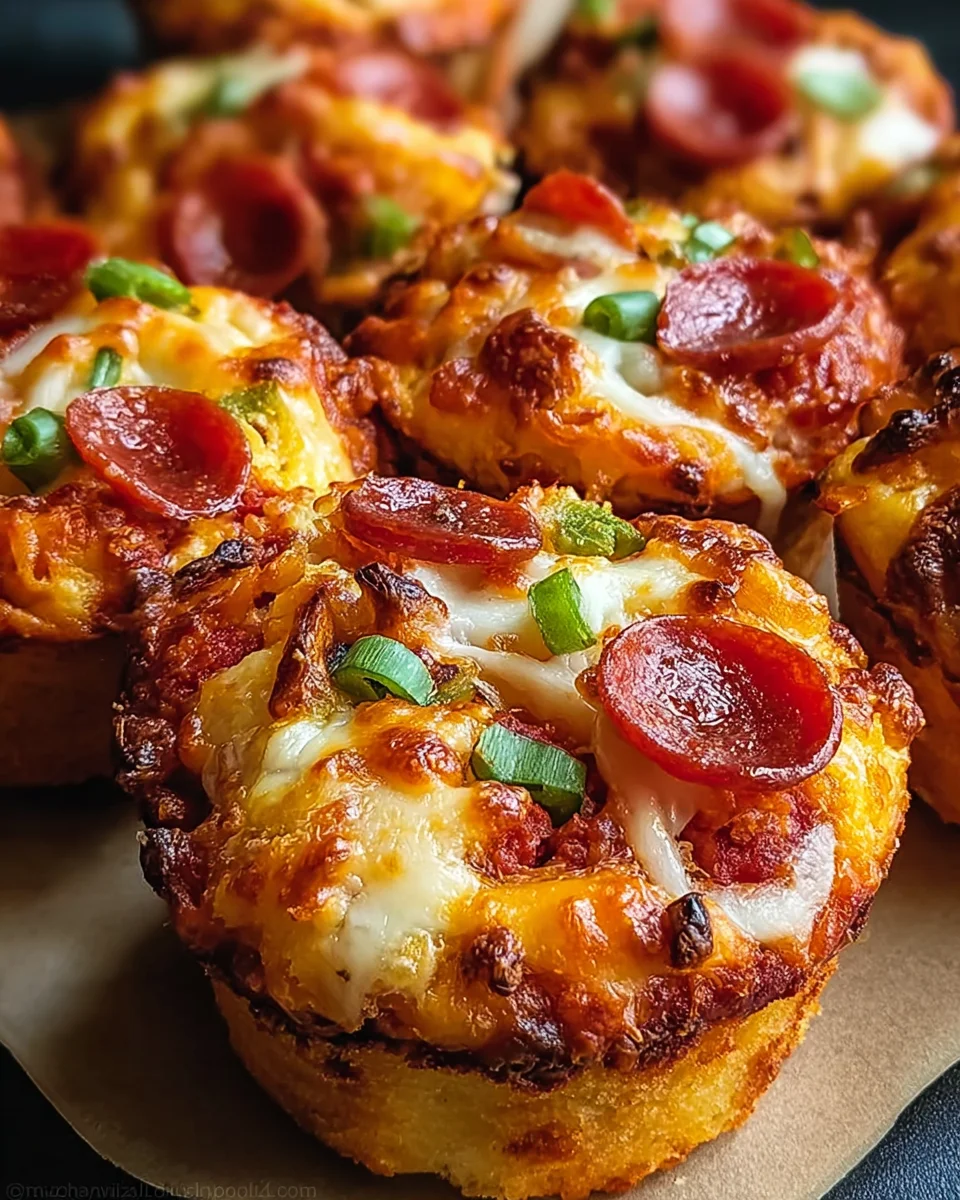 Deep Dish Pizza Cupcakes