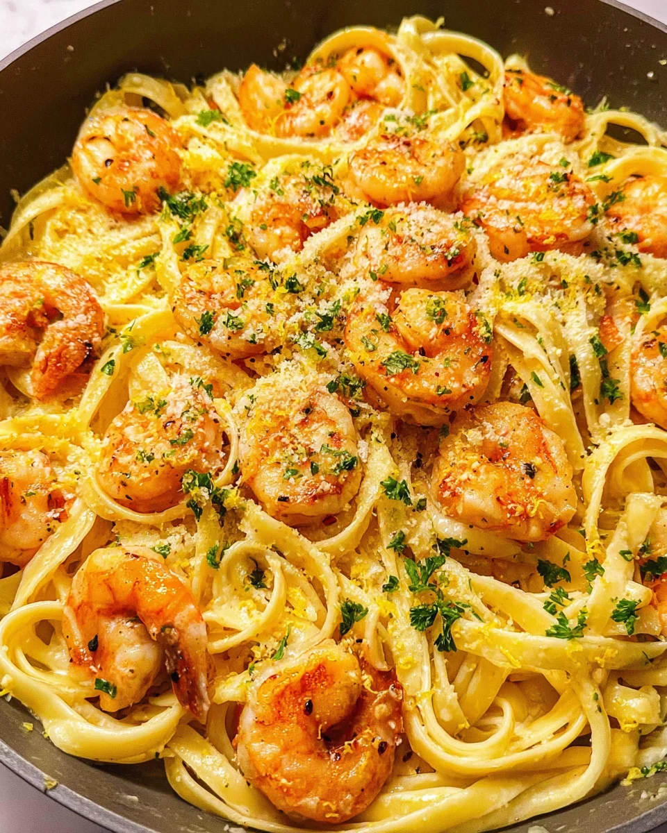 Garlic Butter Shrimp Pasta