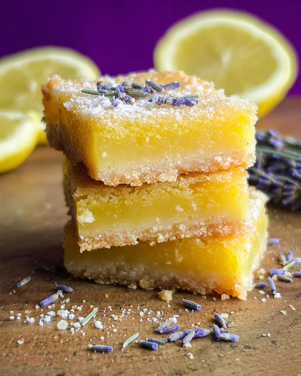 Lavender Lemon Bars