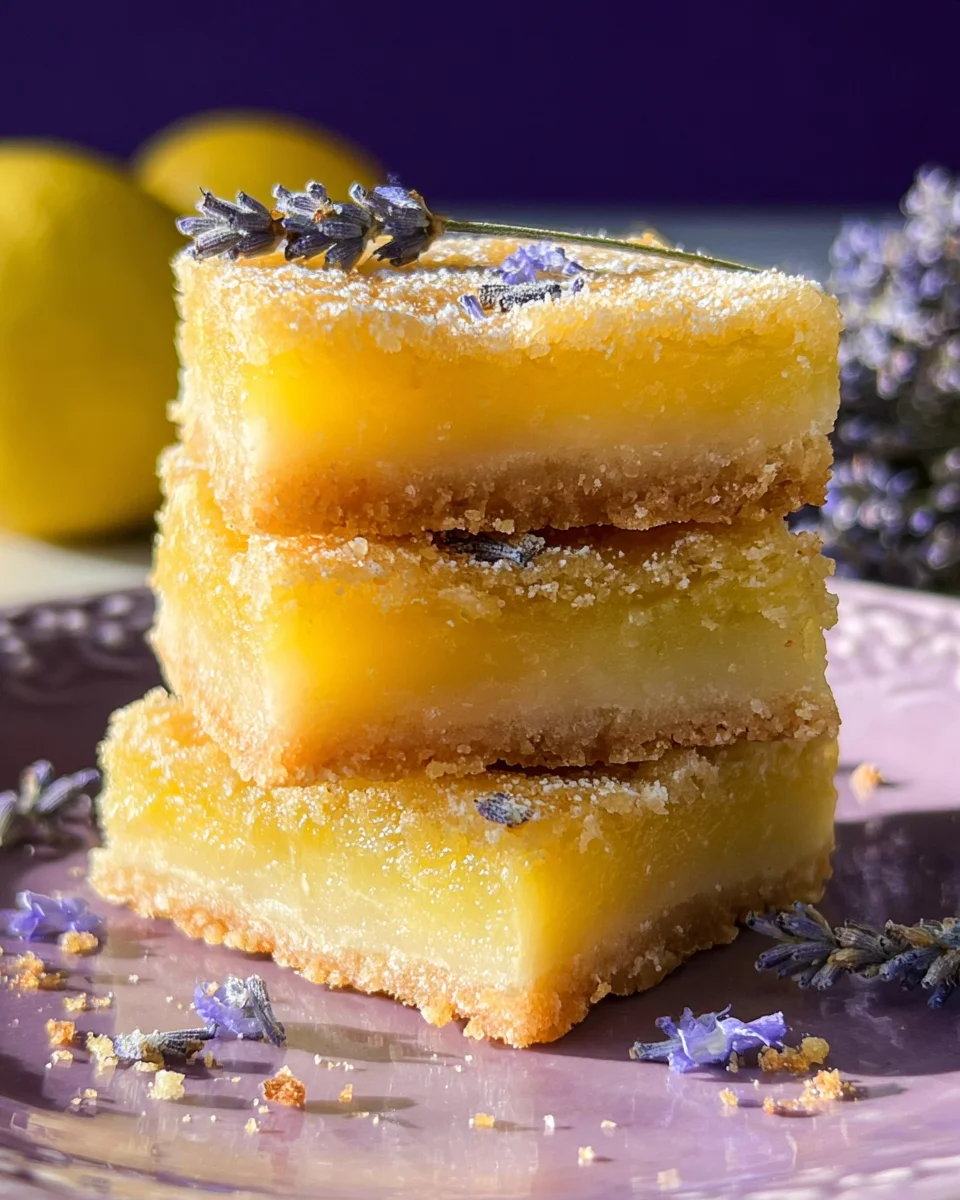 Lavender Lemon Bars 22 Lavender