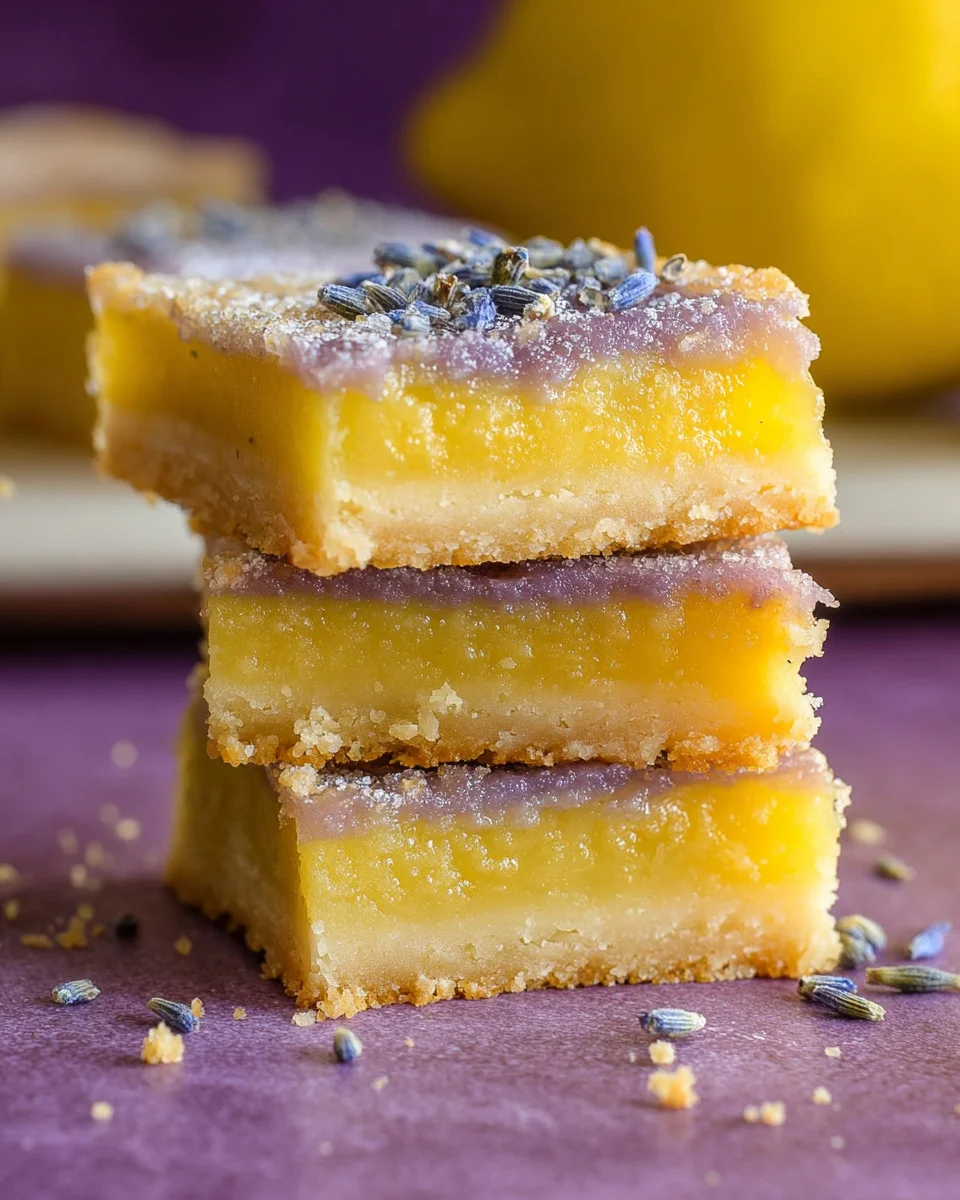 Lavender Lemon Bars 23 Lavender