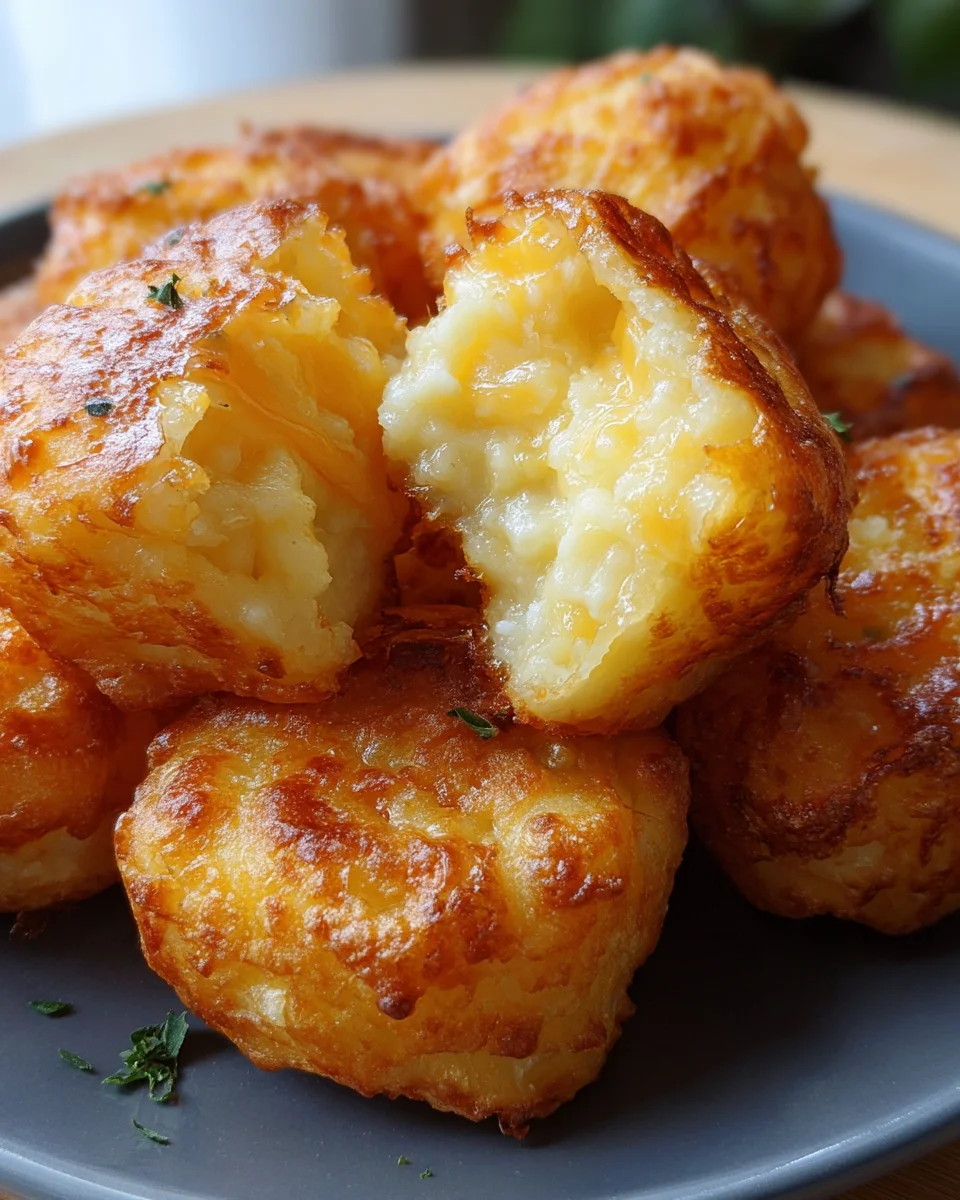 Leftover Mashed Potato Cheese Puffs
