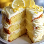 Lemon Velvet Cake with Lemon Cream Cheese Frosting 40 Lemon Velvet Cake with Lemon Cream Cheese Frosting