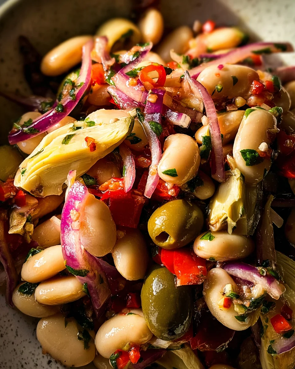 Marinated Butter Beans