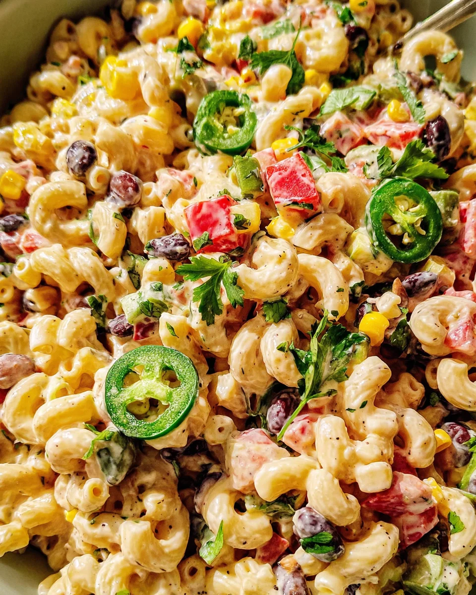 Mexican Macaroni Salad Recipe