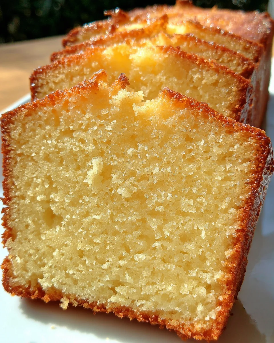 Moist Vanilla Pound
