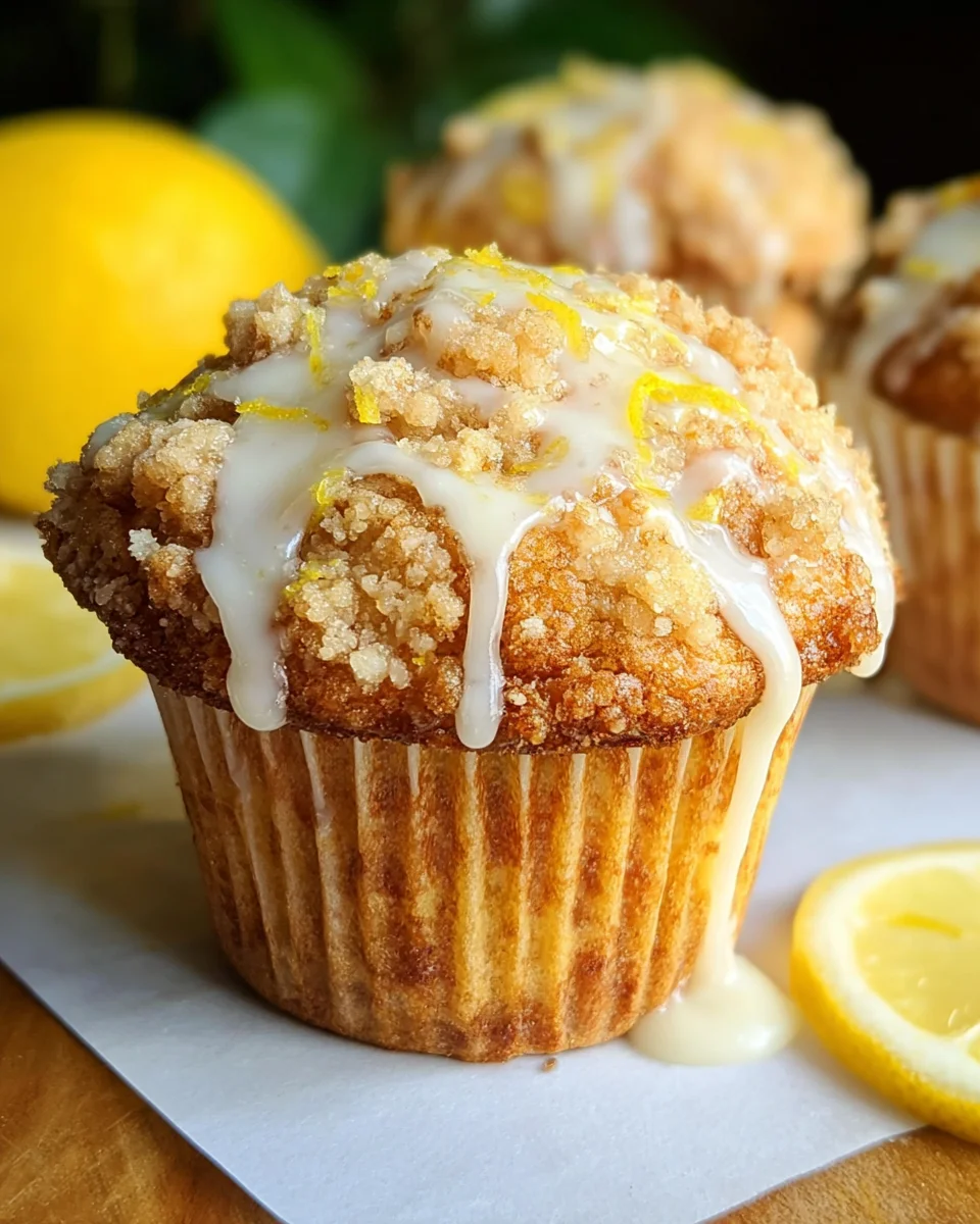 Moist Vegan Lemon Muffins
