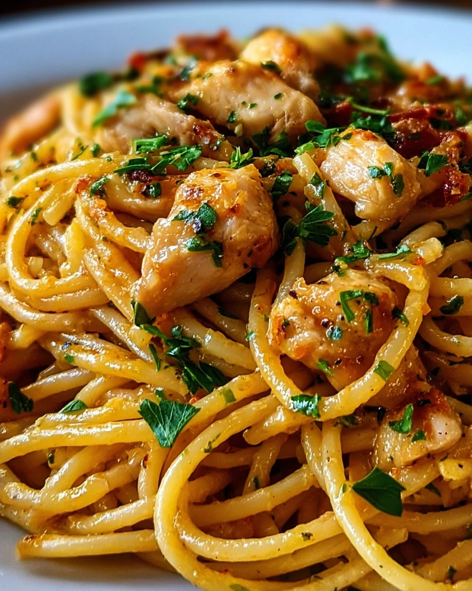 Monterey Chicken Spaghetti