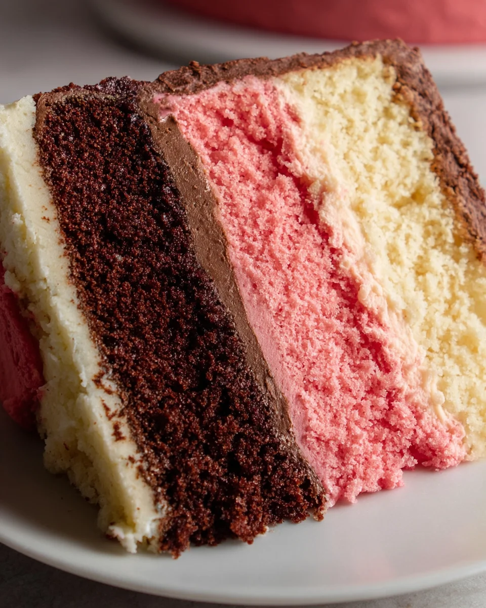 Neapolitan Layer Cake