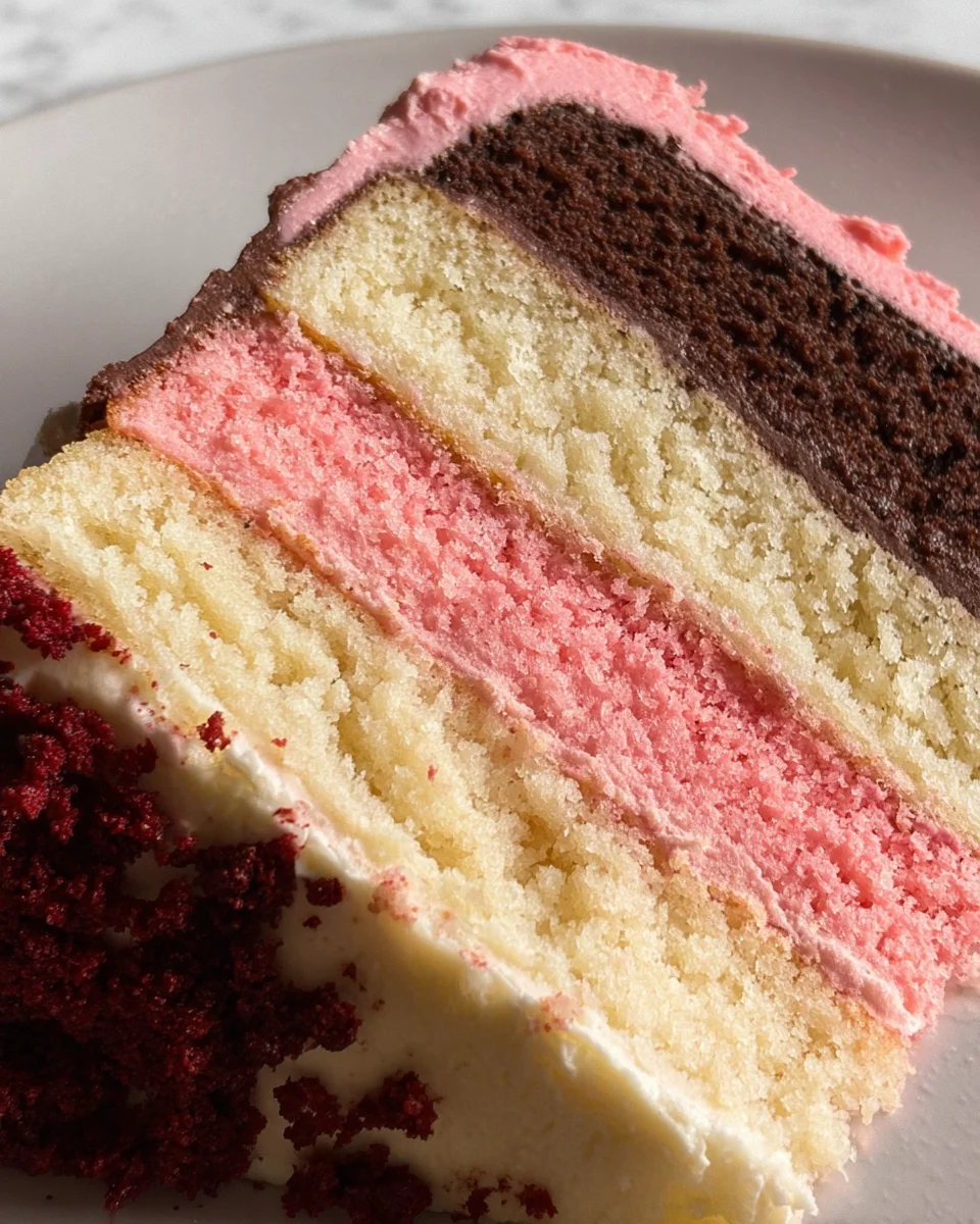 Neapolitan Layer Cake 59 Neapolitan