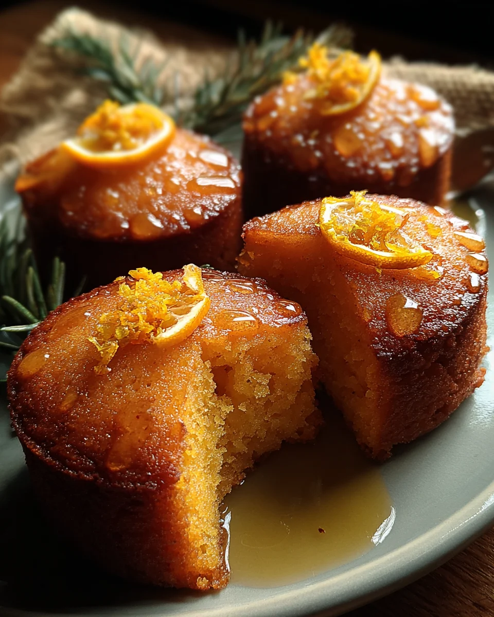 Orange Ginger Honey Cakes