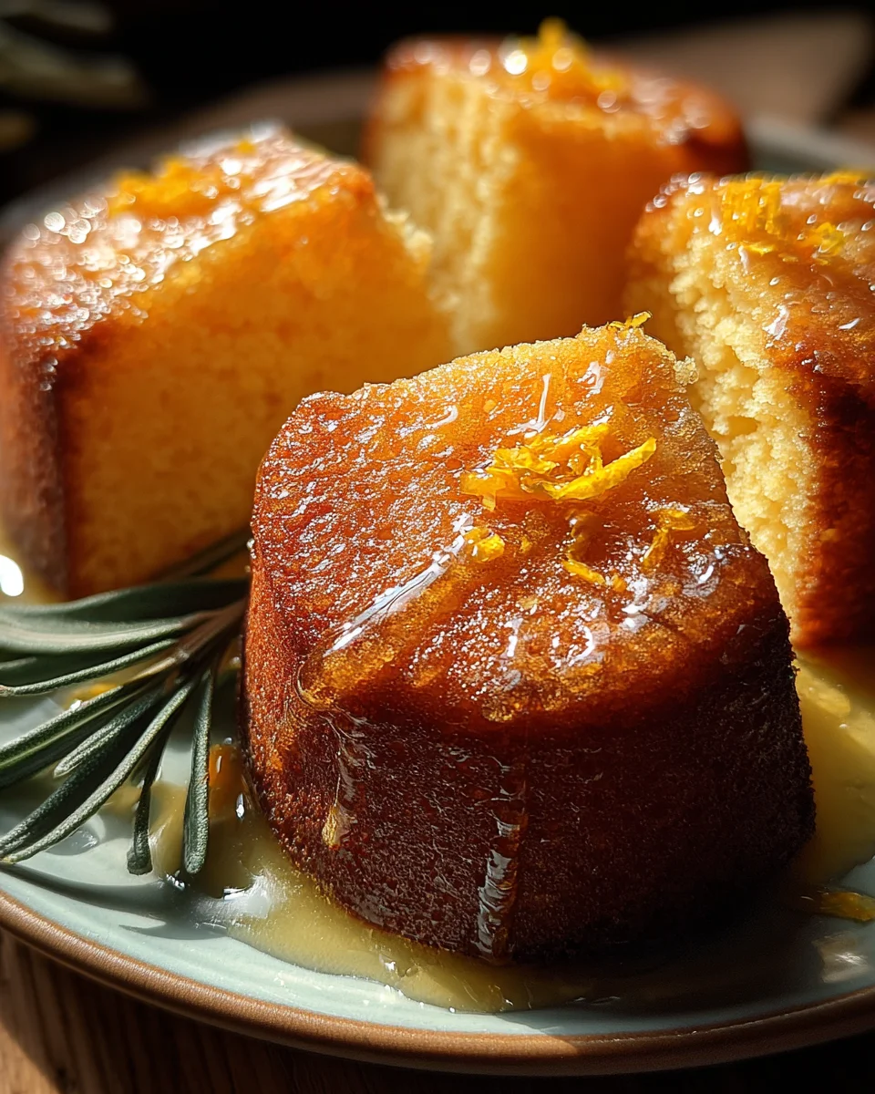 Orange Ginger Honey Cakes 25 Orange