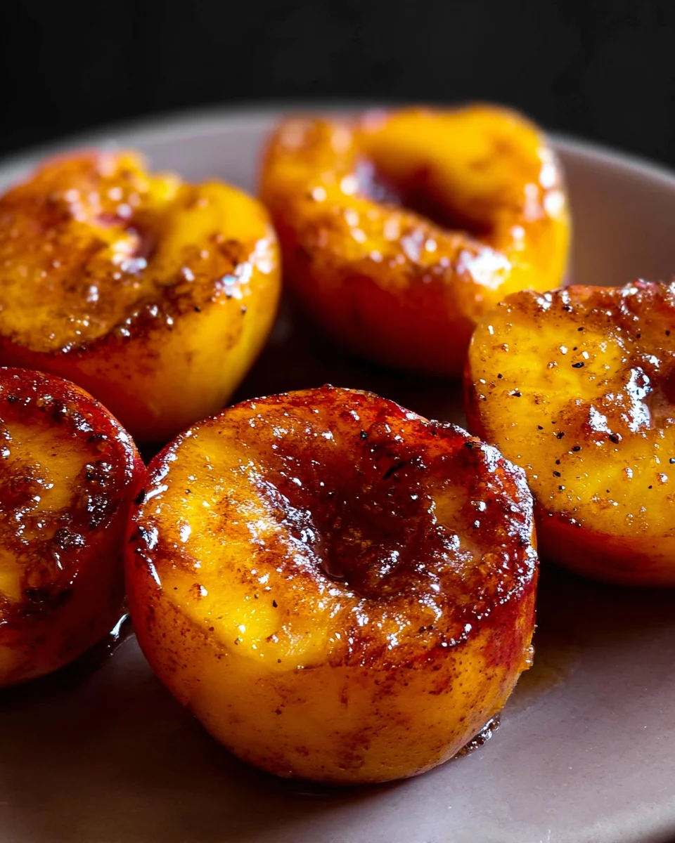 Pan Fried Peaches 17 Pan