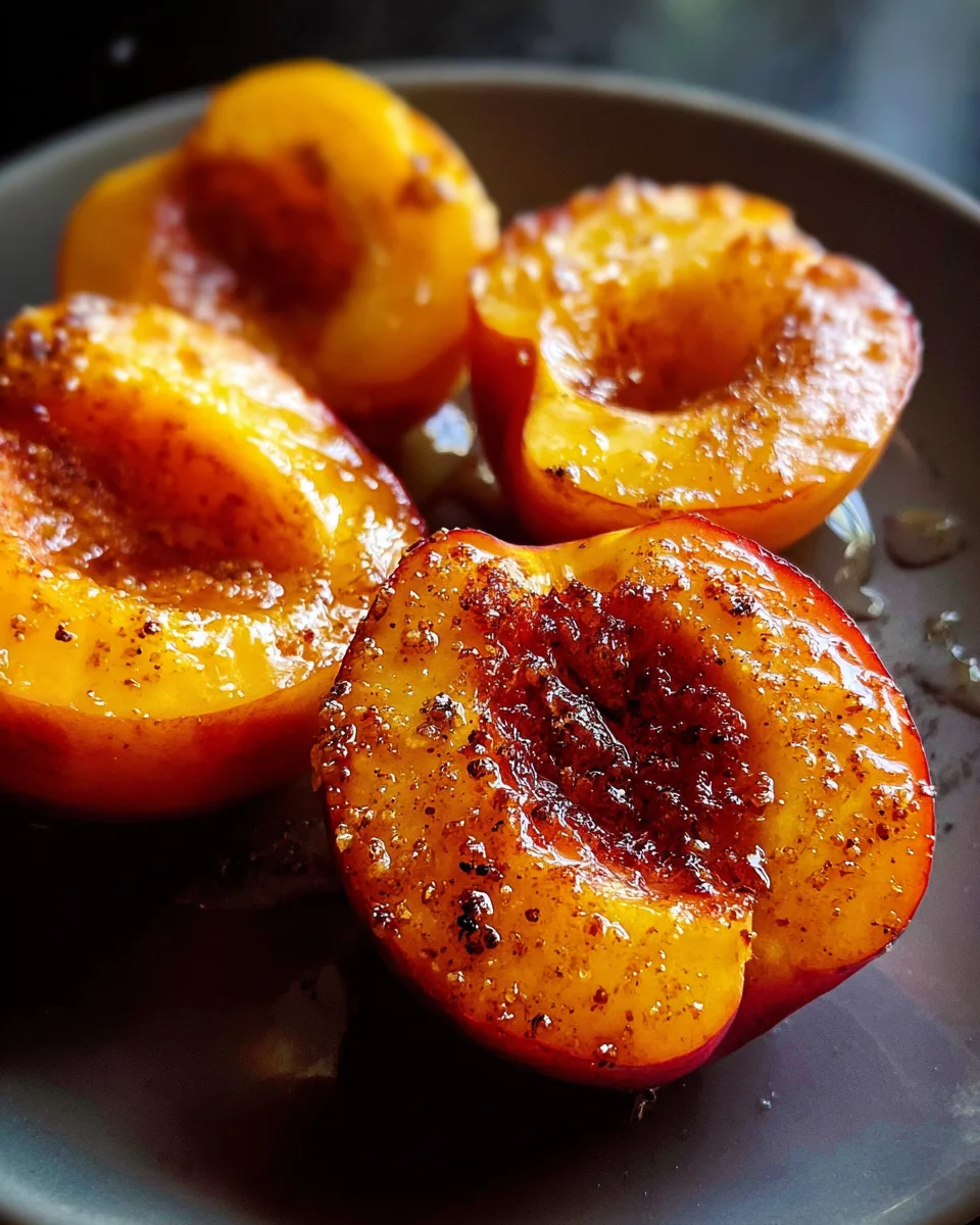 Pan Fried Peaches 18 Pan