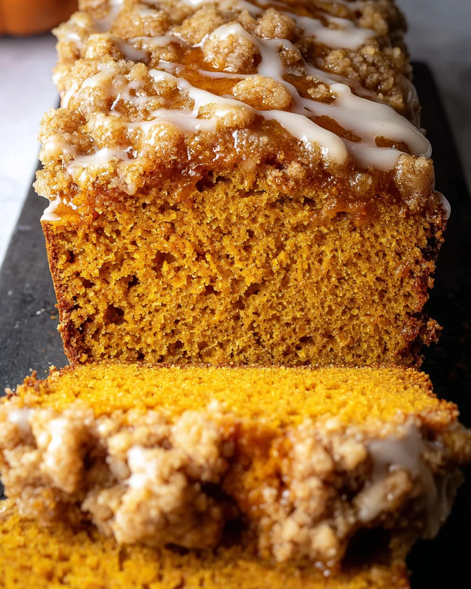 Pumpkin Streusel Bread