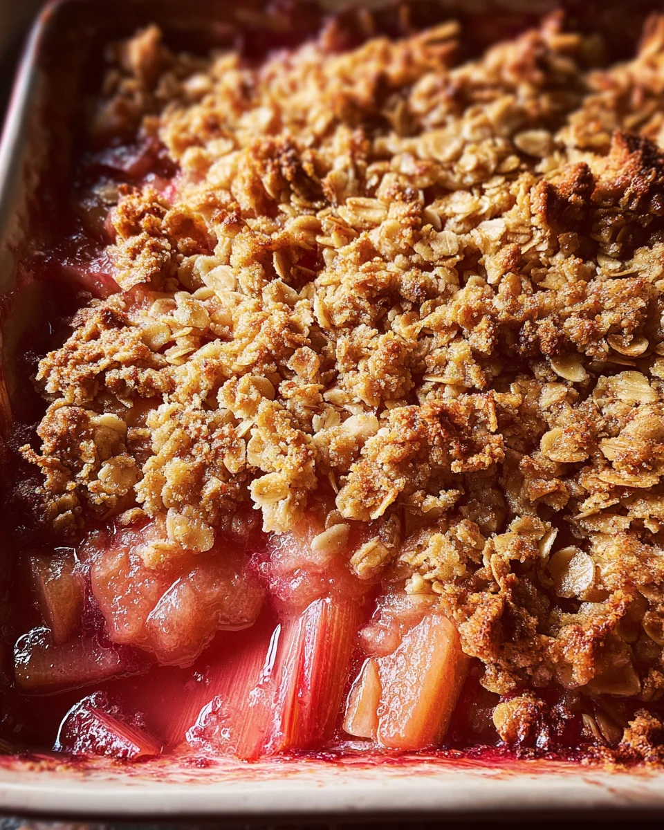 Rhubarb Crisp