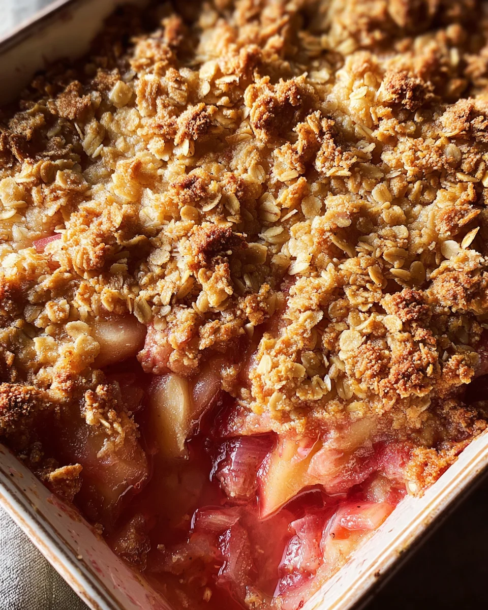 Rhubarb Crisp 17 Rhubarb