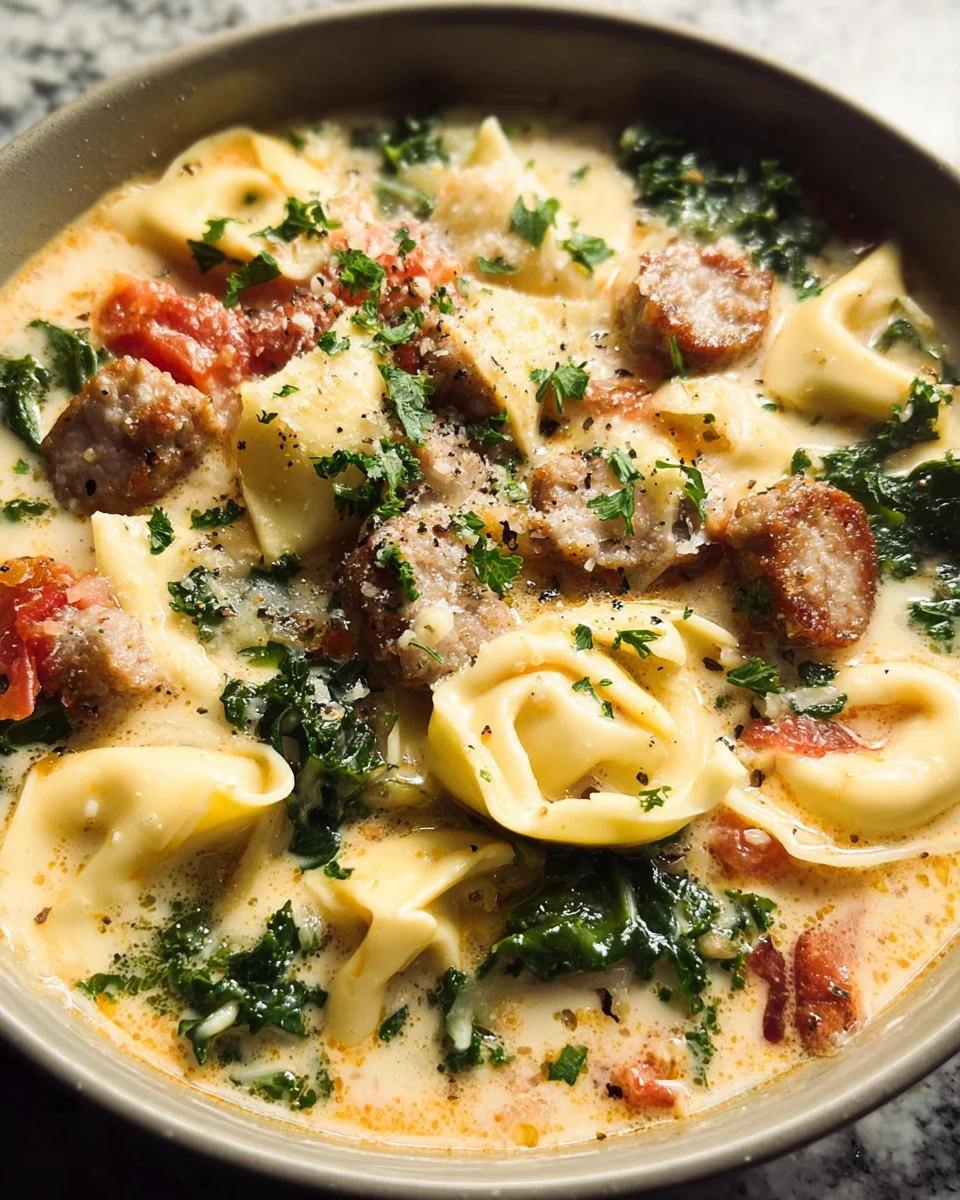 Sausage Tortellini Soup 26 Sausage