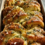 Sourdough Discard Garlic Pull Apart Bread