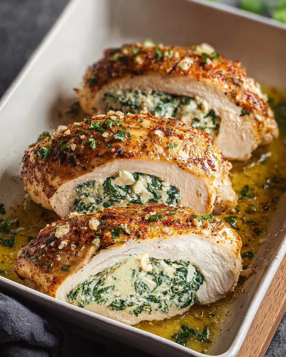 Spinach Stuffed Chicken Fillets 22 Spinach