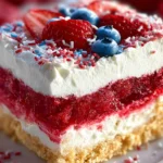 Summer Berry Jello Lasagna 21 Summer Berry Jello Lasagna