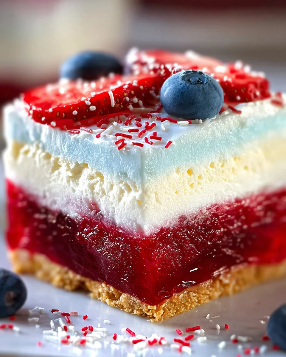 Summer Berry Jello Lasagna 20 Summer