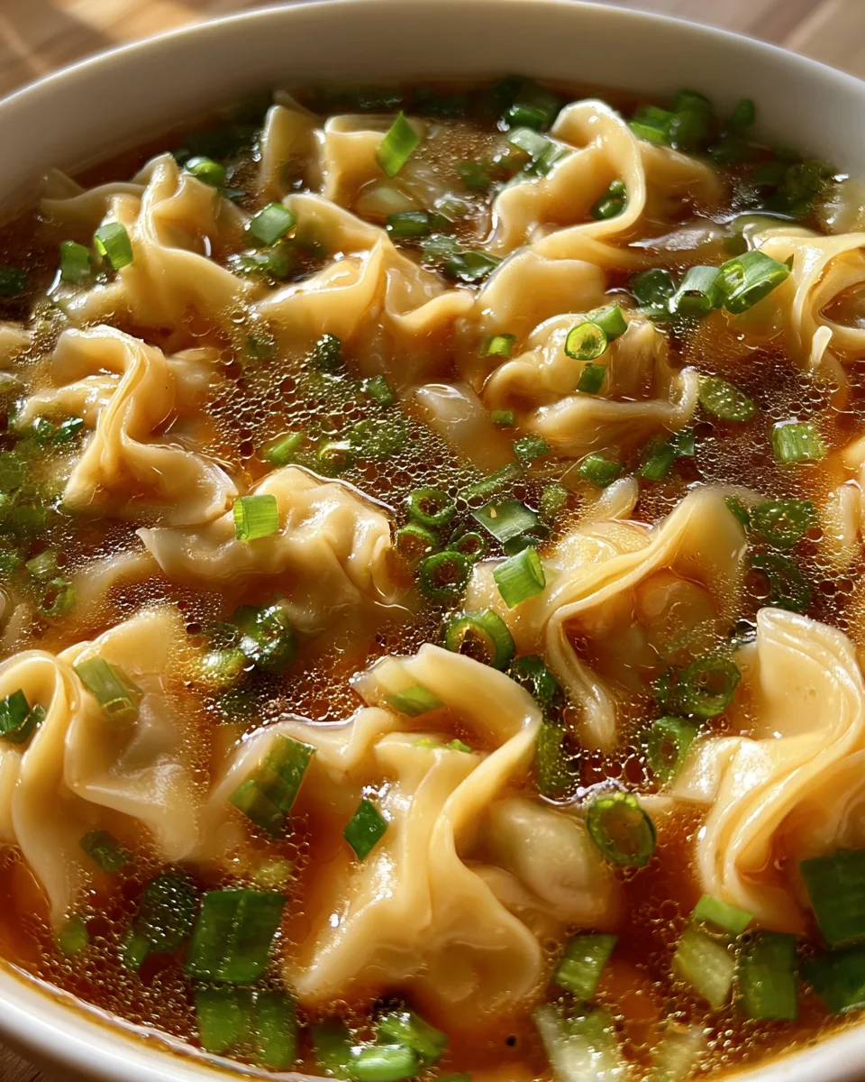 Wonton Soup Recipe