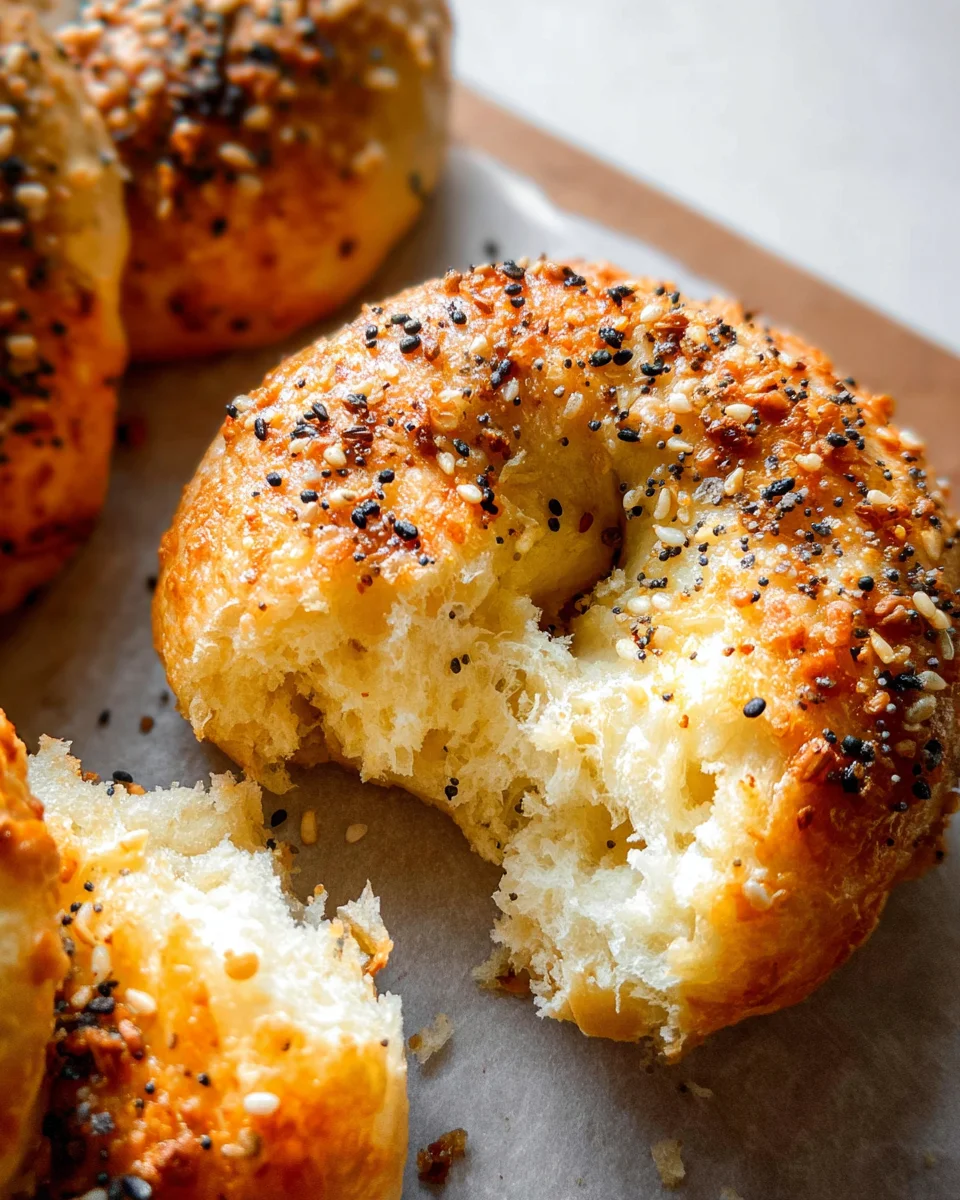 3 Ingredient Air Fryer Bagels
