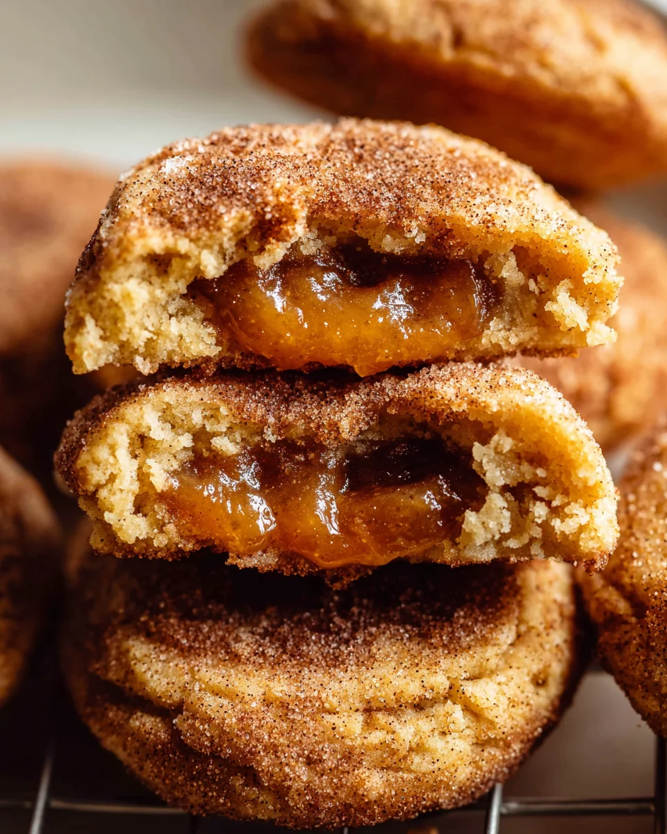 Apple Butter Snickerdoodle Cookies
