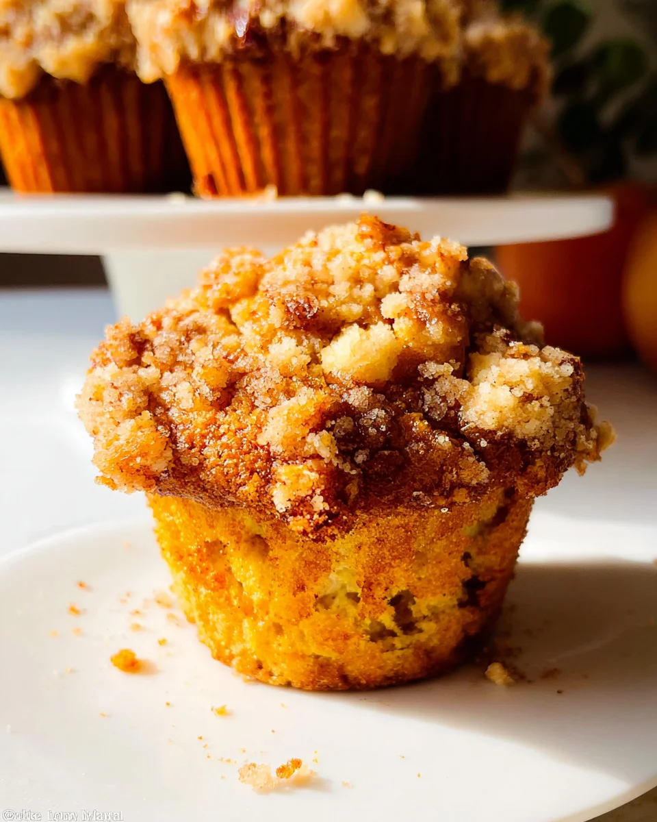 Apple Pumpkin Streusel Muffins Small Batch