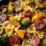 Autumn Sausage Pasta Squash