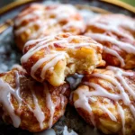 Baked Apple Fritters with Glaze