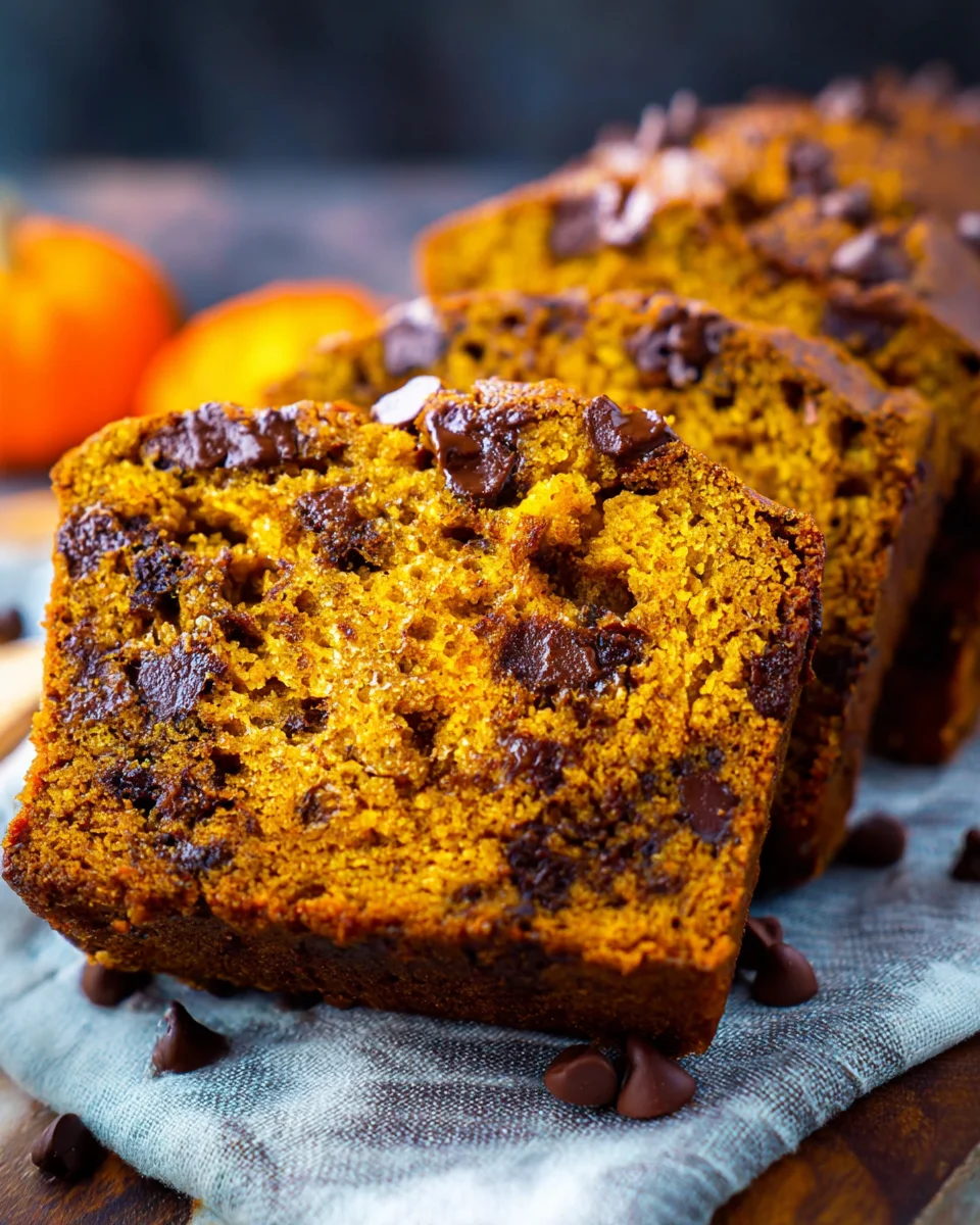 Best Chocolate Chip Pumpkin Bread
