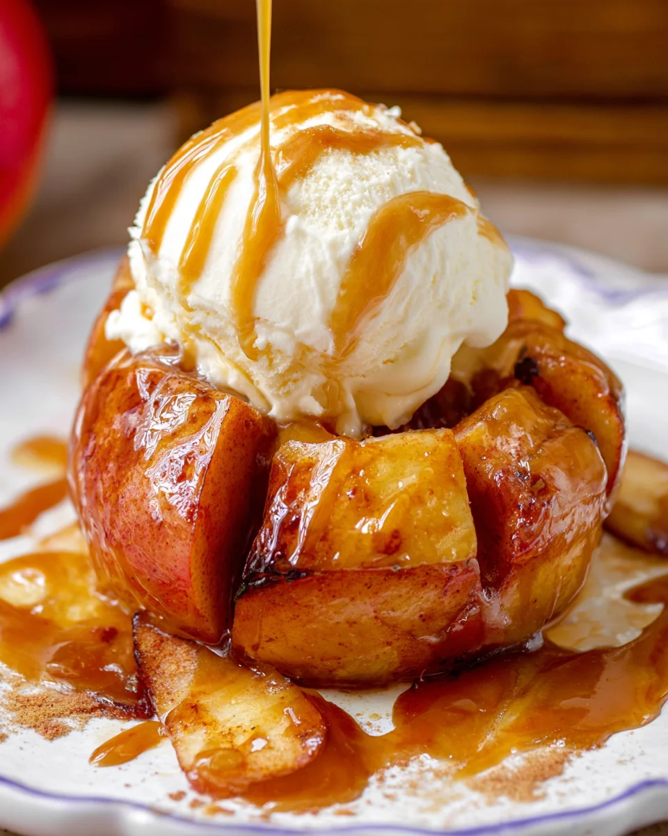 Caramel-Stuffed Bloomin' Apples