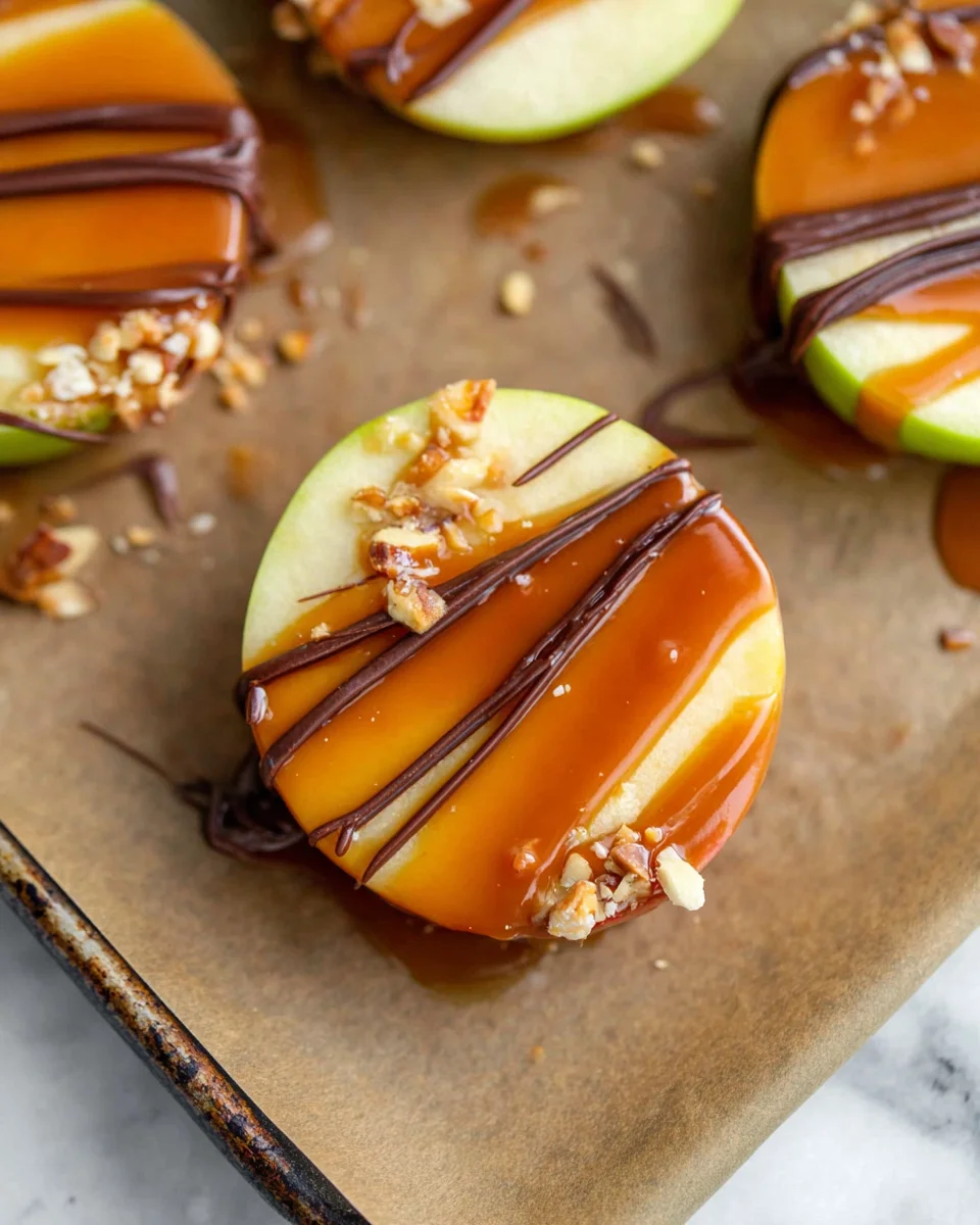 Caramel Apple Slices