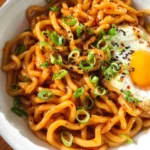 Chili Garlic Udon Noodles