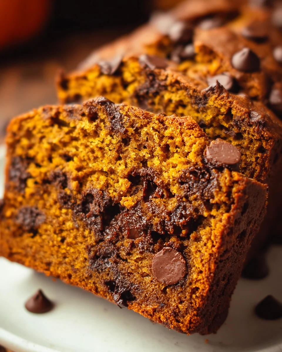 Chocolate Chip Pumpkin Bread