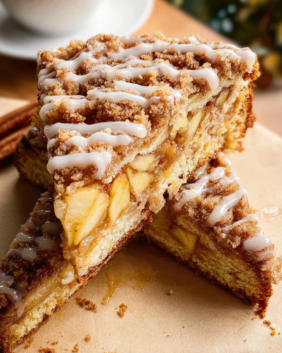 Cinnamon Apple Crumb Cake