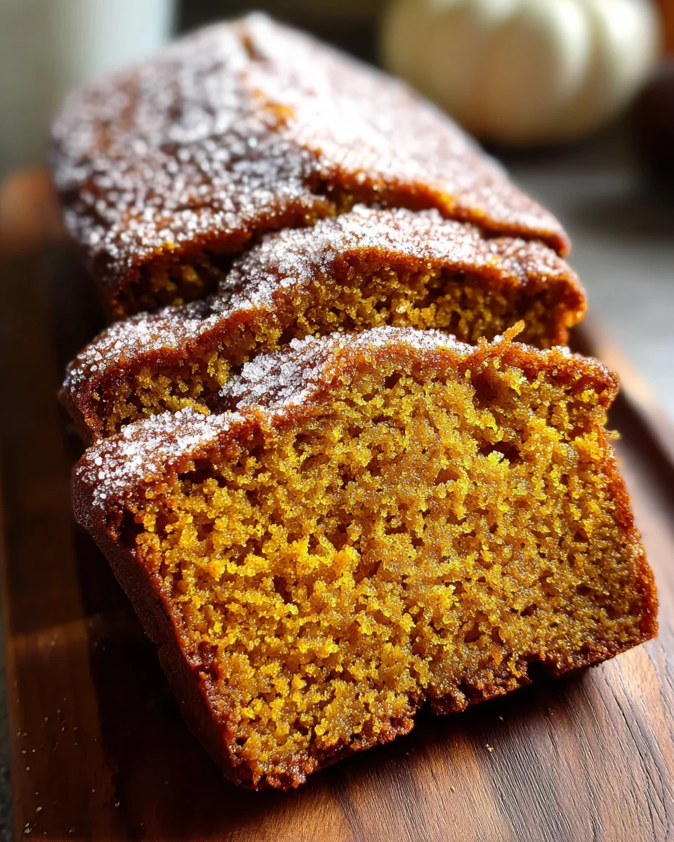 Cinnamon Sugar Pumpkin Bread