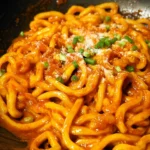 Creamy Gochujang Udon Noodles
