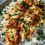 Creamy Smothered Chicken and Rice