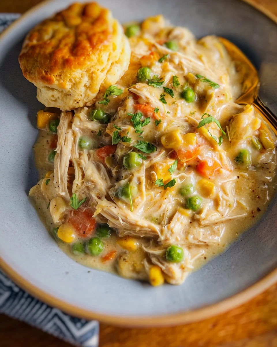 Crock Pot Chicken Pot Pie