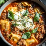 Crockpot Lasagna Soup